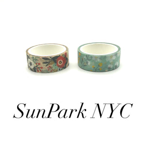 Flower Pattern Washi Tape