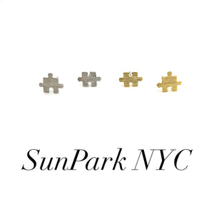 Puzzle Studs Earrings